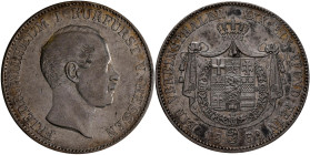 Hessen-Kassel: Friedrich Wilhelm I. 1847-1866: Taler 1860 (Vereinstaler). AKS 63, Jaeger 48b. Kleine Kratzer, Randfehler, sehr schön - vorzüglich.
 [...