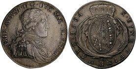 Sachsen: Friedrich August III. (I.) 1763-1806-1827: Taler 1804 (Konventionstaler) IEC Dresden. Davenport 850 (2701), Kahnt 411, Thun 289. 28,05 g. Kle...