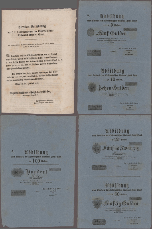 Austria: Oesterreichische National-Zettel-Bank, Circular-Verordnung vom 20. Juni...