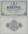Denmark: Nationalbanken i Kjøbenhavn, 1 Krone 1920, Series O, P.12e, in perfect UNC condition.
 [differenzbesteuert]