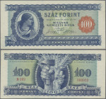 Hungary: Magyar Nemzeti Bank 100 Forint 1946, P.160a in with a small scratch upper margin, tiny dent lower left and right. Condition: XF/XF+.
 [diffe...