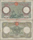 Italian East Africa: Banca d'Italia – with overprint ”SERIE SPECIALE AFRICA ORIENTALE ITALIANA”, 100 Lire 1939, P.2b, minor margin split and small tea...