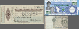 Italy: 1944/1990 (ca.), ex Pick 31-119, quantity lot with 1204 Banknotes in good to mixed quality, sorted and classified by Pick catalogue numbers, pl...
