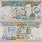 Jordan: Central Bank of Jordan, 50 Dinars 1999, P.33 in UNC condition.
 [differenzbesteuert]
