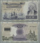 Netherlands: De Nederlandsche Bank, 20 Gulden with overprint ”Amsterdam 19 Maart 1941” on back, REPLACEMENT series ”CT”, P.55r, soft folds and a few m...