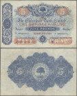 Scotland: The Clydesdale Bank Limited, 5 Pounds 3rd March 1948, P.190, still nice original shape with crisp paper, some minor spots, slightly toned pa...