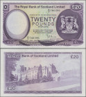 Scotland: The Royal Bank of Scotland Limited, 20 Pounds 1st May 1981, P.339, some minor spots on back and a few soft folds, Condition: VF+/XF.
 [diff...