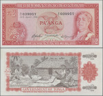Tonga: Government of Tonga, 2 Pa'anga, 3rd April 1967, P.15a in UNC condition.
 [differenzbesteuert]