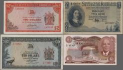 Alle Welt: AFRICA: Nice collection with 90 banknotes Africa, comprising for example Kenya 5 and 100 Shillings 1978 (P.15, 18, VF), Malawi 1 Kwacha 197...