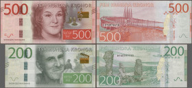 Alle Welt: Small collection with 6 banknotes and 1 passport-control document from Denmark 1919, comprising for the banknotes ANGOLA 1.000 Escudos 1970...