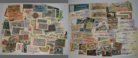 Deutschland - Deutsches Reich bis 1945: Schachtel mit über 300 Banknoten aus Deutschland 1910 - 1944. Dabei Reichsbanknoten, wenige Darlehenskassensch...