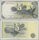 Deutschland - Bank Deutscher Länder + Bundesrepublik Deutschland: Bank deutscher Länder, Serie 1948, 5 DM ”Europa” mit Serie ”13P”, Ro.252c, senkrecht...