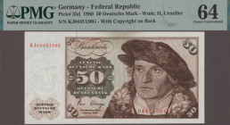 Deutschland - Bank Deutscher Länder + Bundesrepublik Deutschland: BBk IA, 1980 mit ©, Lot mit 11 Banknoten, dabei 5x 5 DM, Ro.285a, dabei 2x Serie B/S...