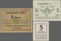 Deutschland - Konzentrations- und Kriegsgefangenenlager: Rheinland WK I., Lot von 44 Scheinen der Lager Benrath Demag (3), Duisburg Thomasschlacken (4...