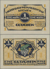 Deutschland - Notgeld - Bremen: Bremen, Laubfrosch-Weinstuben, 1 Mark, o. D., Druckfirma normal, Erh. I
 [differenzbesteuert]