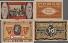 Deutschland - Notgeld - Niedersachsen: Serienscheine Niedersachsen und Bremen, Lot von 30 besseren Stücken mit Bremen (Harjes, Tivoli und 2 x Ver. The...