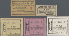 Deutschland - Notgeld - Rheinland: Cochem, Brückengeld für die Moselbrücke Cochem - Coud (Schreibfehler für Cond), 2 Mark. o. D., lt. Schöne zur Zeit ...