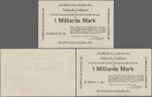 Deutschland - Notgeld - Rheinland: Königswinter, Stadt, 1 Mrd. Mark, 24.10.1923, Einkaufs-Gutschein, vier Verfallzeiten im November 1923, ohne Stempel...