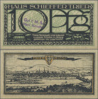 Deutschland - Notgeld - Rheinland: Trier, Haus Schieffer, 10 Pf., o. D., vs. mit Stempel ”Gut f. M. 5,- / Haus Schieffer”, Erh. I
 [differenzbesteuer...