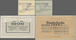 Deutschland - Notgeld - Rheinland: Notgeldlot mit Scheinen unterschiedlicher Epochen, dabei 14 Stück 1914, 26 Stück 1922 (mit Oberhausen Gutehoffnungs...