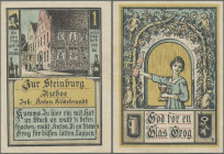 Deutschland - Notgeld - Schleswig-Holstein: Itzehoe, Zur Steinburg, ohne Wertangabe (1 - God for ein Glas Grog), o. D., Erh. I
 [differenzbesteuert]