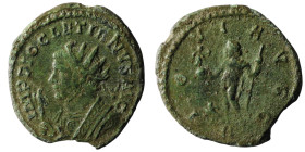 Diocletian. (291-292 AD). Æ Antoninian. Lugdunum mint. Obv: IMP DIOCLETIANVS AVG. radiate cuirassed bust of Diocletian holding sceptre left. Rev: IOVI...