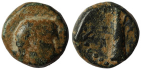 Pisidia. Selge. (2nd - 1st Century BC). Bronze Æ. Obv: head of Herkles right. Rev: thunderbolt. 12mm, 3,51g