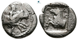 Thessaly. Larissa circa 460-440 BC. Hemidrachm AR