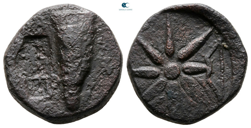 Pontos. Uncertain mint circa 130-100 BC. 
Bronze Æ

19 mm, 9,77 g



Very...