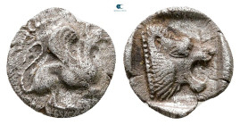 Troas. Assos circa 450-400 BC. Obol AR