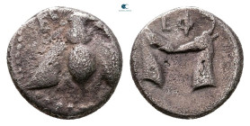 Ionia. Ephesos after circa 390-325 BC. Diobol AR