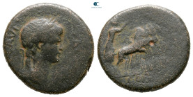 Corinthia. Corinth. Nero AD 54-68. Bronze Æ