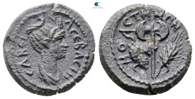 Lydia. Mostene. Sabina. Augusta AD 128-137. Bronze Æ