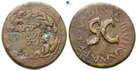 Augustus 27 BC-AD 14. L. Naevius Surdinus, moneyer. Rome. Dupondius Æ