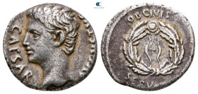 Augustus 27 BC-AD 14. Spanish mint (Colonia Patricia?). Denarius AR