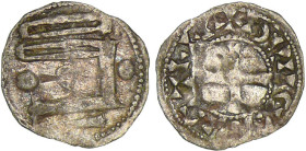 ORLÉANAIS
Vicomté de Châteaudun, anonymes (vers 1130-1160) : Obole d'argent
 - TTB 30 (TTB-)
Rare !


DF 479
CHÂTEAUDUN - ARGENT - 0,42g
 ----...