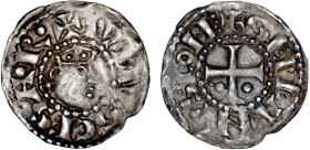 BERRI
Comté de Sancerre, Etienne II de Champagne et I de Sancerre (1152-1191) : Denier d'argent
 - SUP 50 (SUP-)
Assez Rare !


B 301v, DF 639, ...