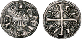MARCHES D'ESPAGNE
Comté de Barcelone, anonymes (vers 1076-1196) : Denier d'argent
 - TTB 45 (TTB++)
Assez Rare !


B 627, DF 1422, Crus. 276
BA...