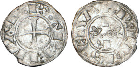 LANGUEDOC
Vicomté de Béziers, Raymond Trencavel (1150-1167) : Denier d'argent
 - TTB 30 (TTB-)
Très Rare !!


B 749, DF 1560, P 85-4
BÉZIERS - ...