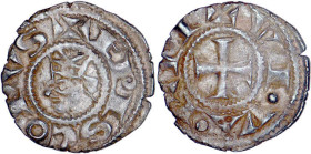 LANGUEDOC
Évêché de Viviers, anonymes : Denier d'argent
 - TTB 45 (TTB++)
Rare !


B 762, DF 1588, P 86-12
VIVIERS - ARGENT - 0,77g
 ---------...