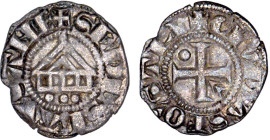 SAVOIE, comté puis duché
Evêché de Lausanne, anonymes : Denier d'argent
 - TTB 35 (TTB)
Assez Rare !


B 1189
LAUSANNE - ARGENT - 0,83g
 -----...