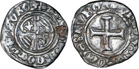 BOURGOGNE
Duché, Philippe le Bon (1419-1467) : Double tournois de billon
 - TTB 35 (TTB)
Rare ! - légère oxydation


B 1236, P 133-16, DD 15-10...