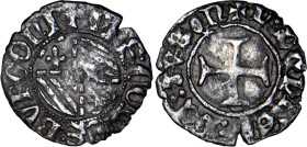 BOURGOGNE
Duché, Philippe le Bon (1419-1467) : Demi double ou denier d'Auxonne avec "comes"
 - TTB 35 (TTB)
Rare !


B 1239v, P 134-21, DD 15-17...