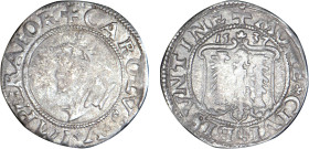 FRANCHE-COMTÉ
Ville de Besançon, Charles-Quint : Carolus d'argent
1537 - TB 25 (TB++)
Très Rare !! - faiblesse avers


B 1291, DF 3031, P 122-13...