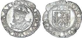 FRANCHE-COMTÉ
Ville de Besançon, Charles-Quint : Carolus d'argent, variété
1544 - SUP 58 (SUP)
Rare en l'état !


B 1292, DF 3038-40-52-54, P 12...