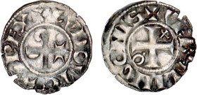 CHAMPAGNE
Evêché de Langres, anonymes : Denier d'argent
 - TTB 35 (TTB)
Rare !


B 1723, P 135-12
LANGRES - ARGENT - 0,66g
 ------------------...
