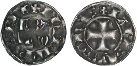 PHILIPPE VI de Valois (1328-1350)
Denier parisis, 2e type, 1re émission
 - TTB 45 (TTB++)
Rare en l'état !


D 275
 - BILLON - 1,01g
 --------...