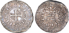JEAN II le Bon (1350-1364)
Gros blanc à la Couronne
 - TTB 40 (TTB+)
Très Rare en l'état !!


D 303
 - ARGENT - 3,30g
 -----------------------...