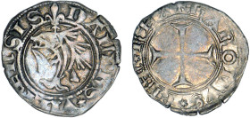CHARLES VIII l'Affable (1483-1498)
Liard du Dauphiné
 - TTB 40 (TTB+)
Point 2e : Romans, Rare en l'état !


D 601, GR1 67
ROMANS - BILLON - 1,3...