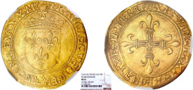 FRANÇOIS Ier pour l'Italie (1515-1529)
MILAN (1515-1516), écu d'or au soleil
 - SUP 58 (SUP)
Très Rare !! - NGC MS61


D 957, GR1 310A
MILAN - ...